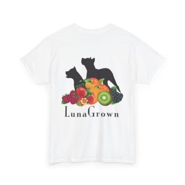 LunaGrown Unisex Heavy Cotton Tee | front and back design 3