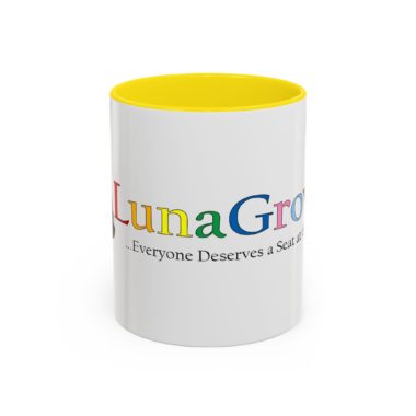 Vibrant Color LunaGrown Coffee Mug - Everyone Deserves a Seat at the Table 1