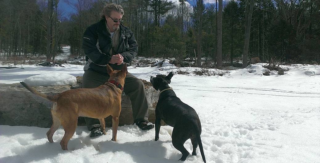 Ben and Luna with the Jam Maker