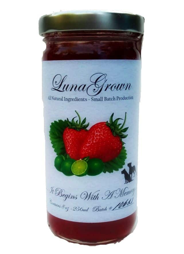 Decedant Key Lime Cheesecake with Strawberry Margarita Jam 1