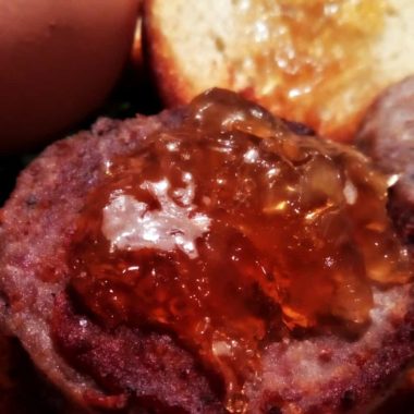 LunaGrown Onion Jam breakfast sausage