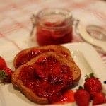 LunaGrown Strawberry Jam on Toast