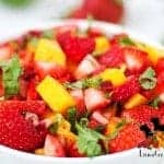 LunaGrown Strawberry Mango Salsa