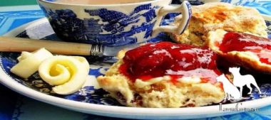 Tea with LunaGrown strawberry jam