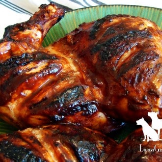 LunaGrown BBQ with Apricot Jam