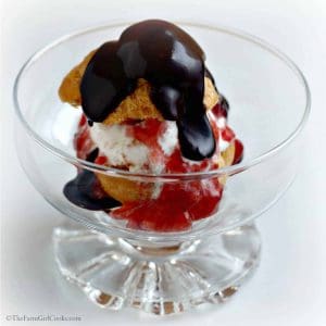 Profiteroles with LunaGrown Jam