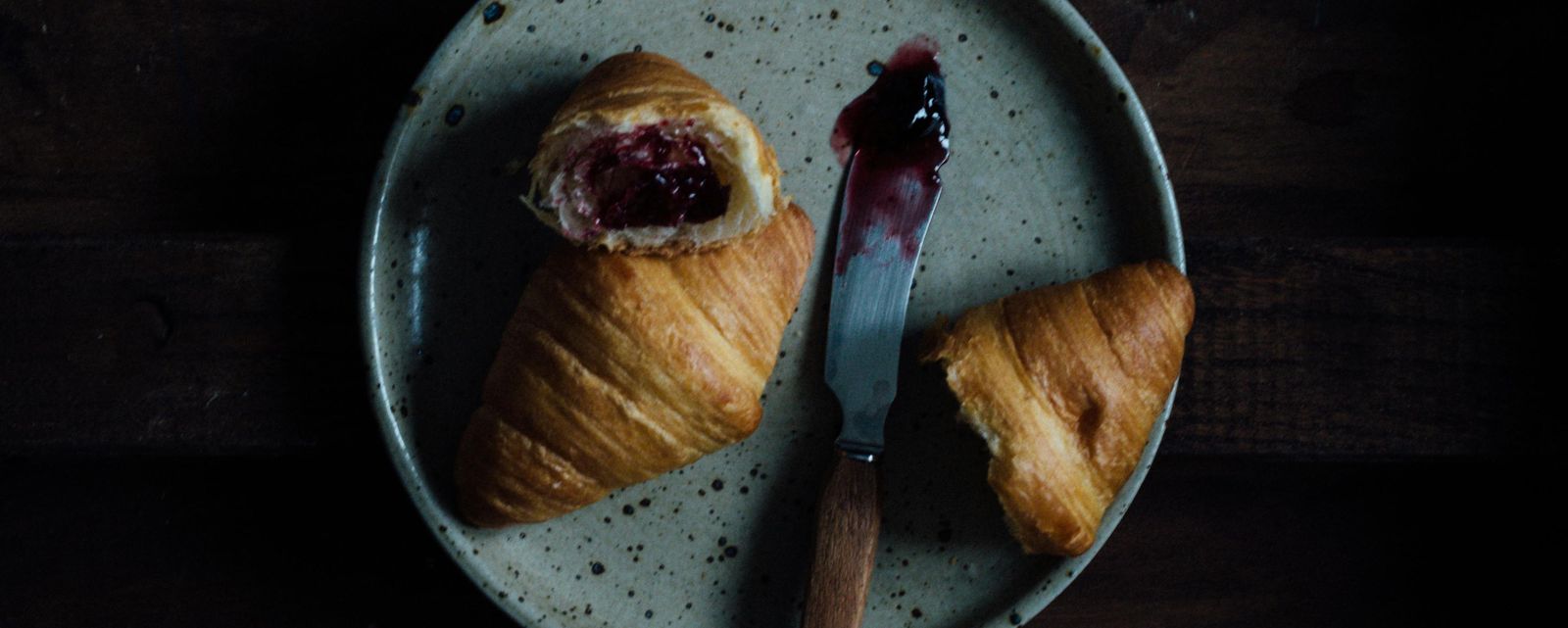 couissant croissant with LunaGrown jam nostalgia