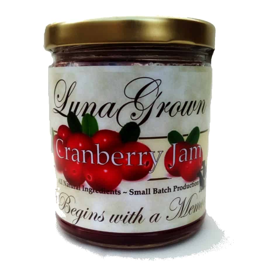 LunaGrown Cranberry Jam