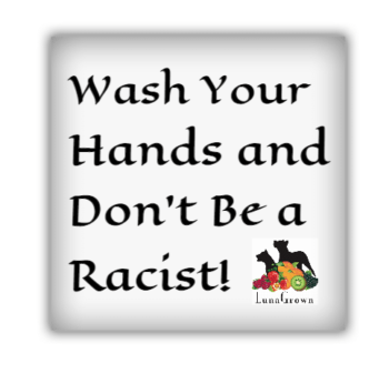 LunaGrown Wash your hands button
