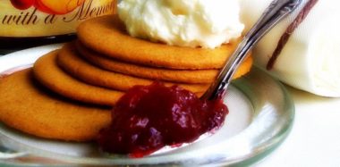 Honey Peach Jam with Cherries