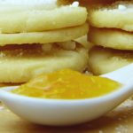 Jam filled spritz cookies