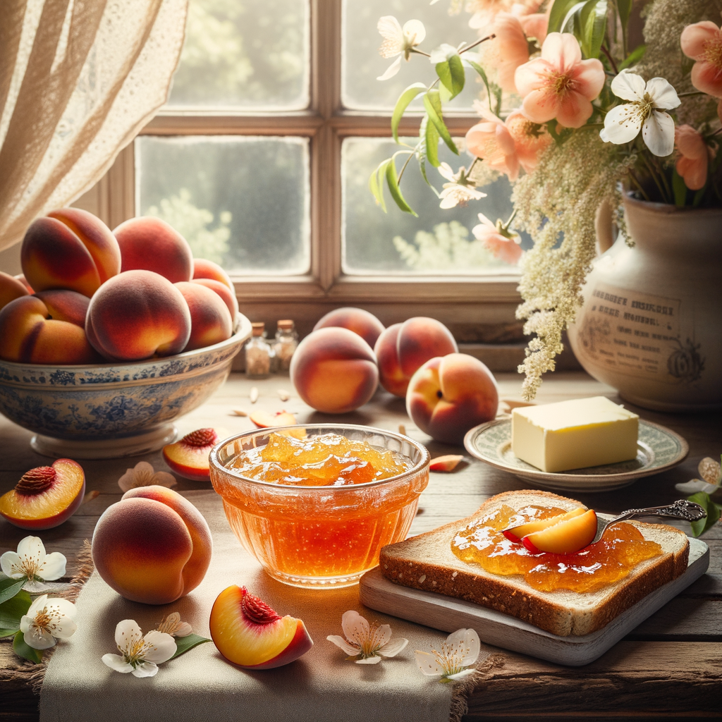 peach b LunaGrown Creamy Peach Jam 1