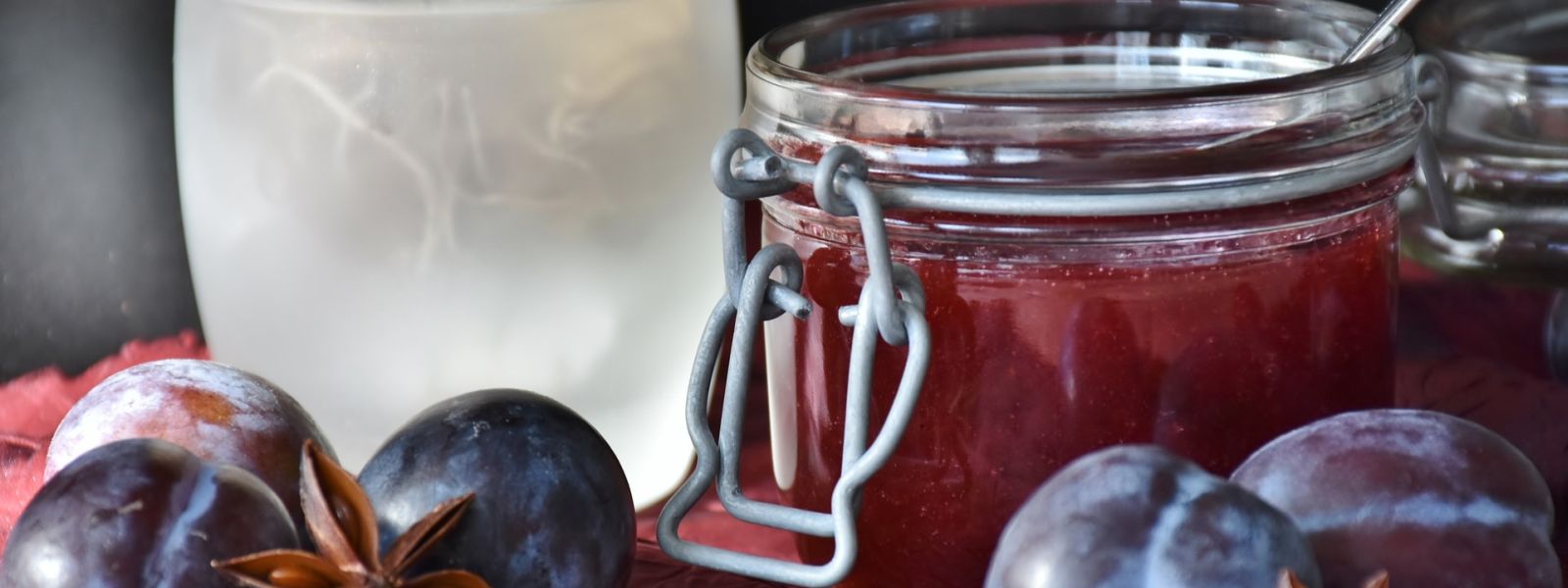 plum jam Pectin in jam