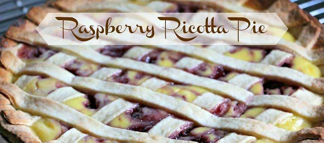 Raspberry Ricotta Pie