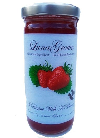 LunaGrown strawberry jam