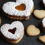 valentine heart cookies