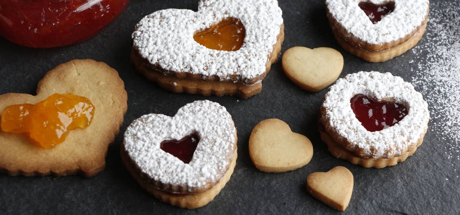 valentine heart cookies